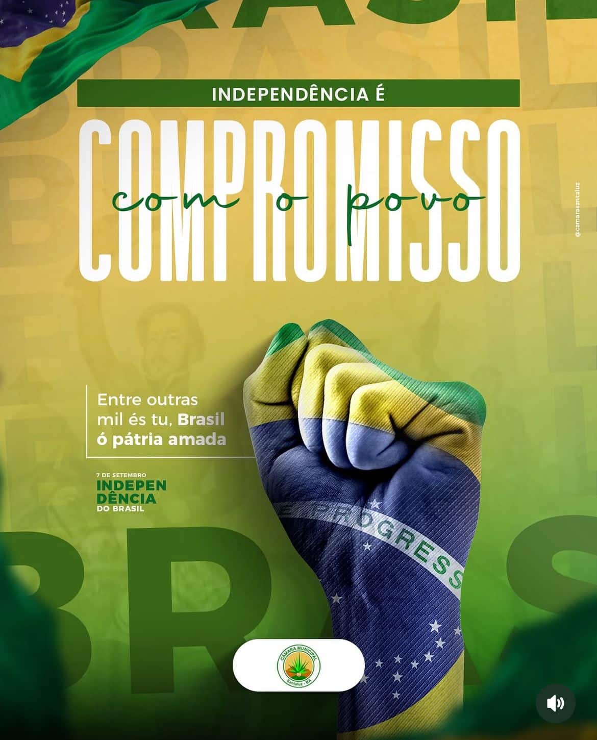 Leia mais sobre o artigo INDEPENDÊNCIA É COMPROMISSO COM O POVO!