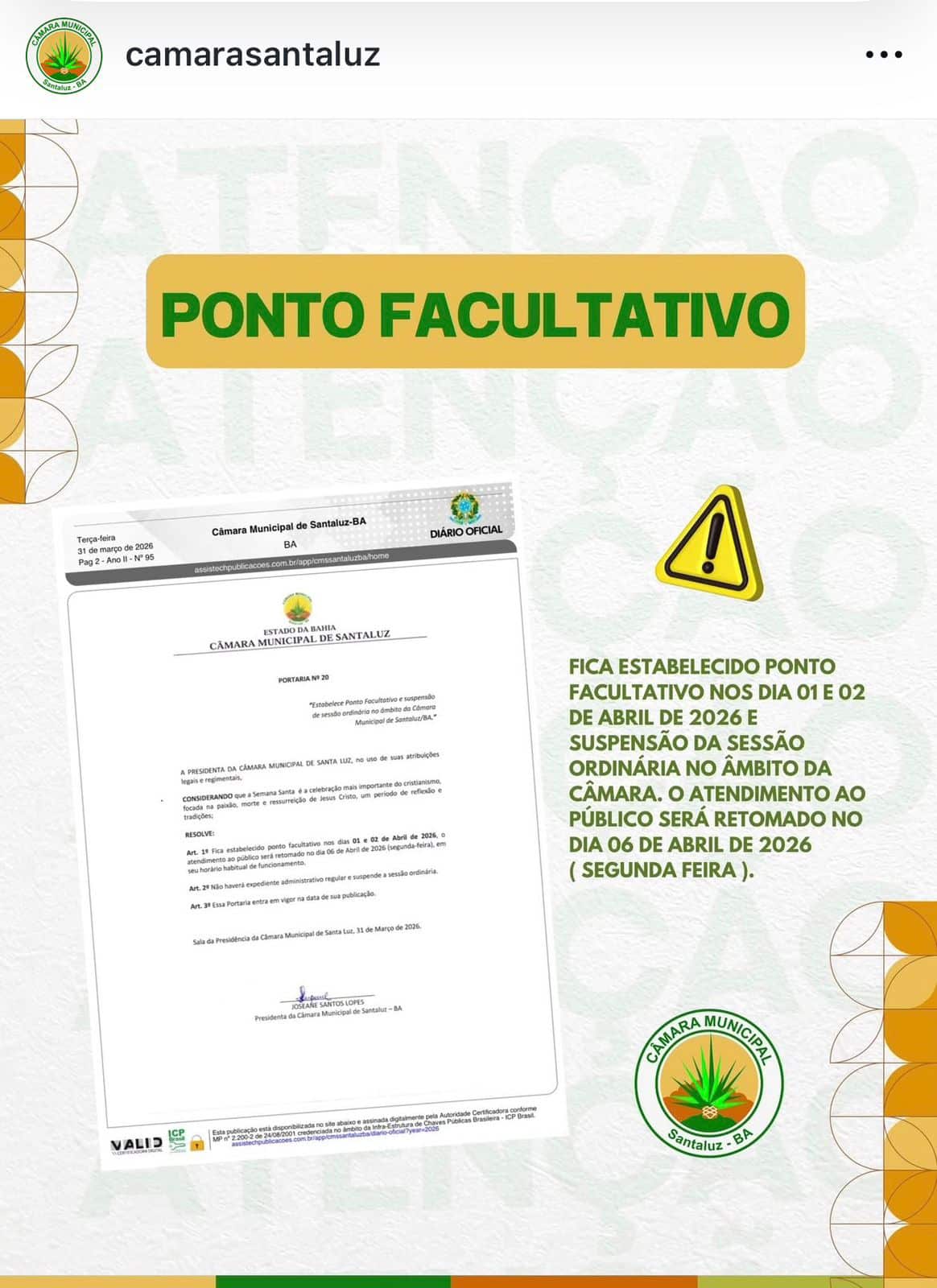 Leia mais sobre o artigo Comunicado Importante!