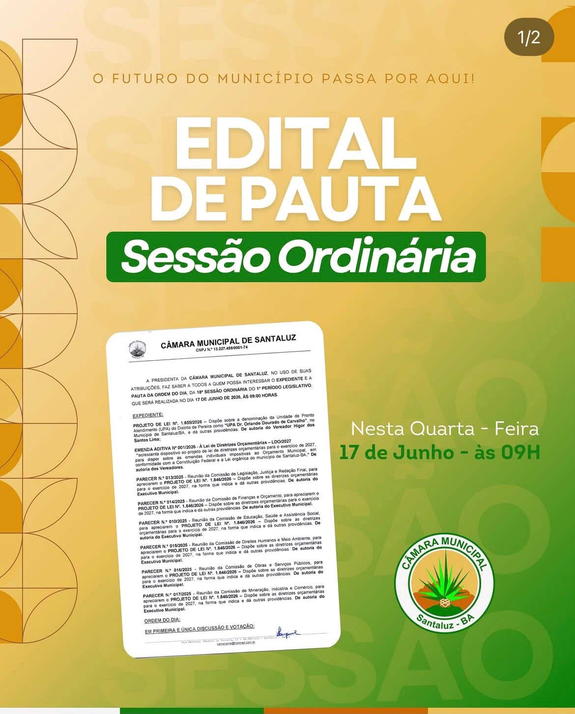 Leia mais sobre o artigo 18ª SESSÃO ORDINÁRIA DO 1º PERÍODO LEGISLATIVO DE 2026